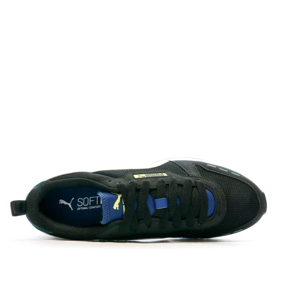 Baskets Jaune/Noir Homme Puma R78 vue 4