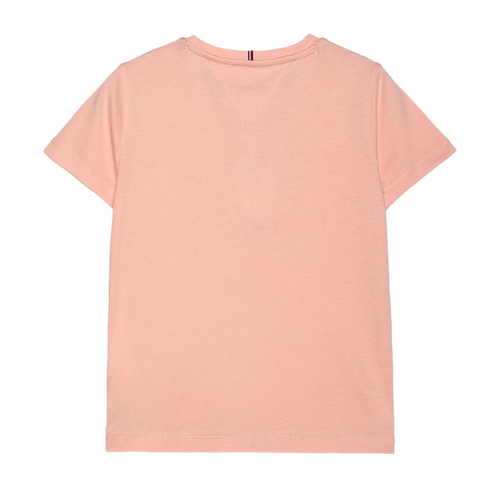 T-shirt Rose Fille Tommy Hilfiger Hilfiger Foil vue 2