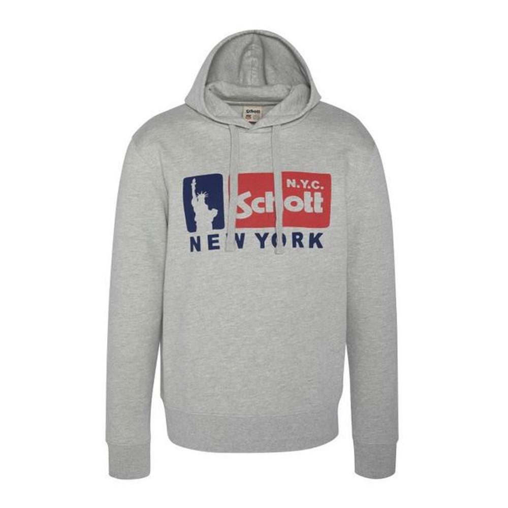 Sweat Gris Homme Schott NYC pas cher