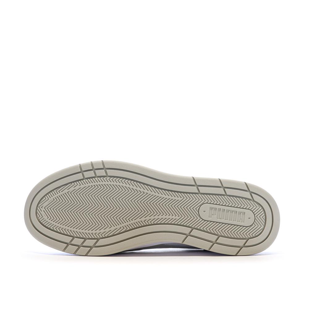 Baskets Beige/Blanc Homme Puma Court Classic Street vue 5