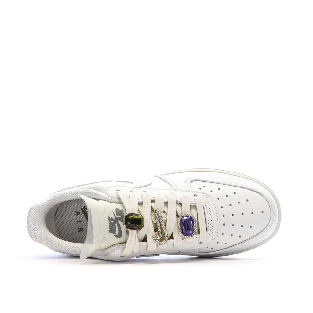Baskets Blanches Femme Nike Air Force 1 Low vue 4
