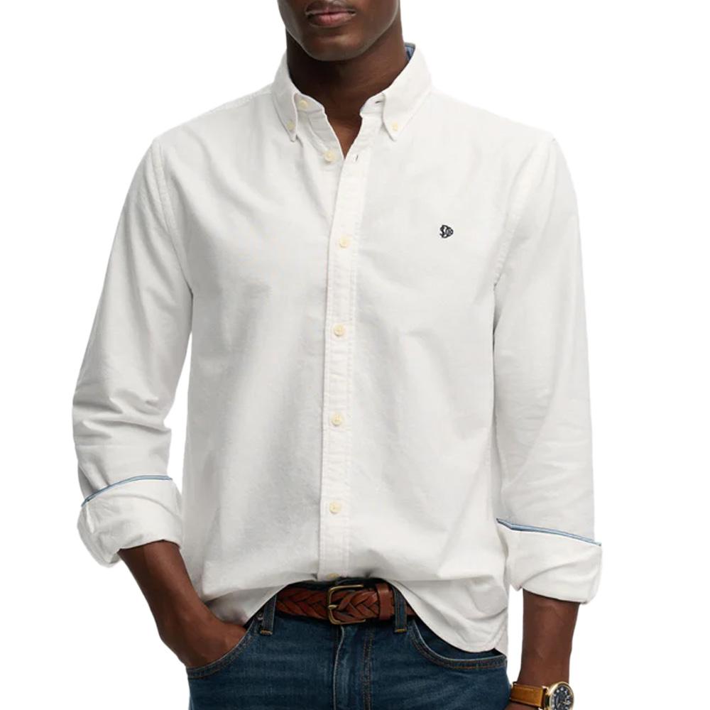 Chemise Blanche Homme Superdry Preppy pas cher
