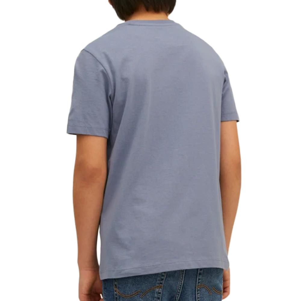 T-shirt Bleu Garçon Jack & Jones Travis vue 2