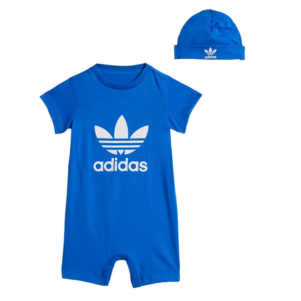 Coffret Combinaison et bonnet Bleu Garçon Adidas IY0749 pas cher