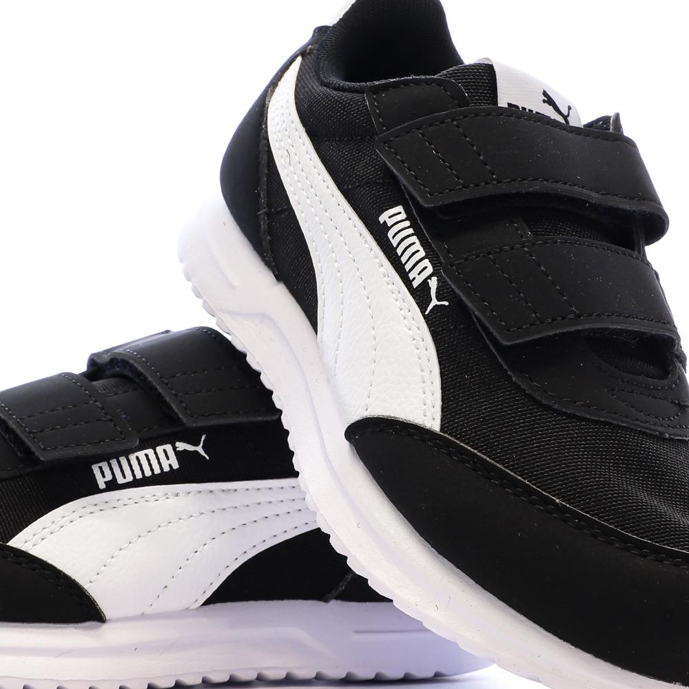Zapatillas deportivas negras lisas para niño Puma R78 Lightwind ver 7