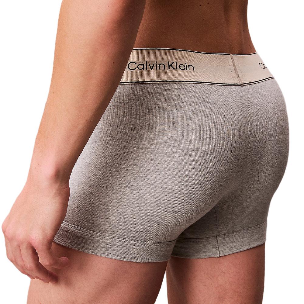 x3 Boxers Gris/Blanc Homme Calvin Klein Jeans Trunk vue 3
