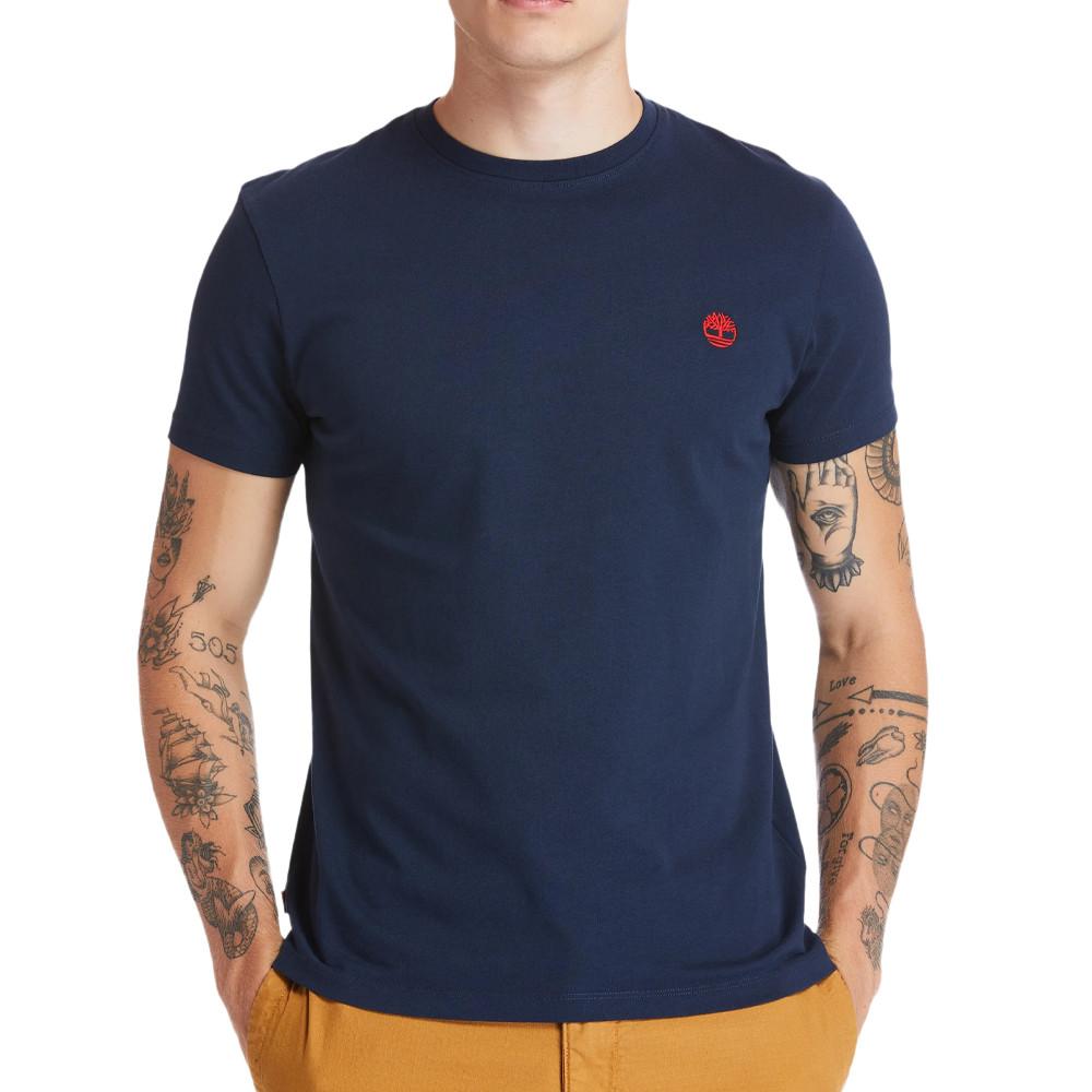 T-shirt Marine Homme Timberland A2BPR pas cher