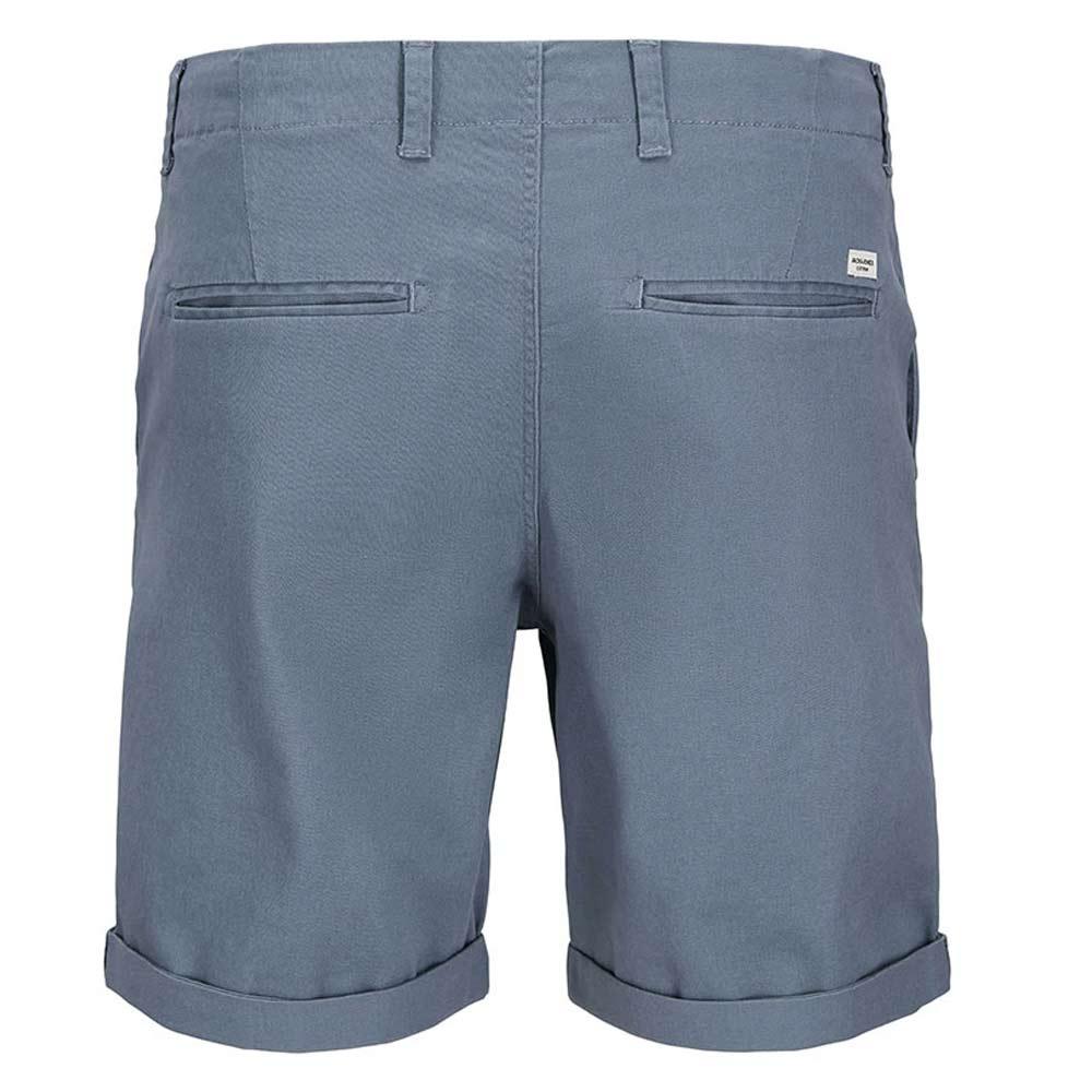 Short Chino Bleu Grisé Homme Jack & Jones 12242692 vue 4