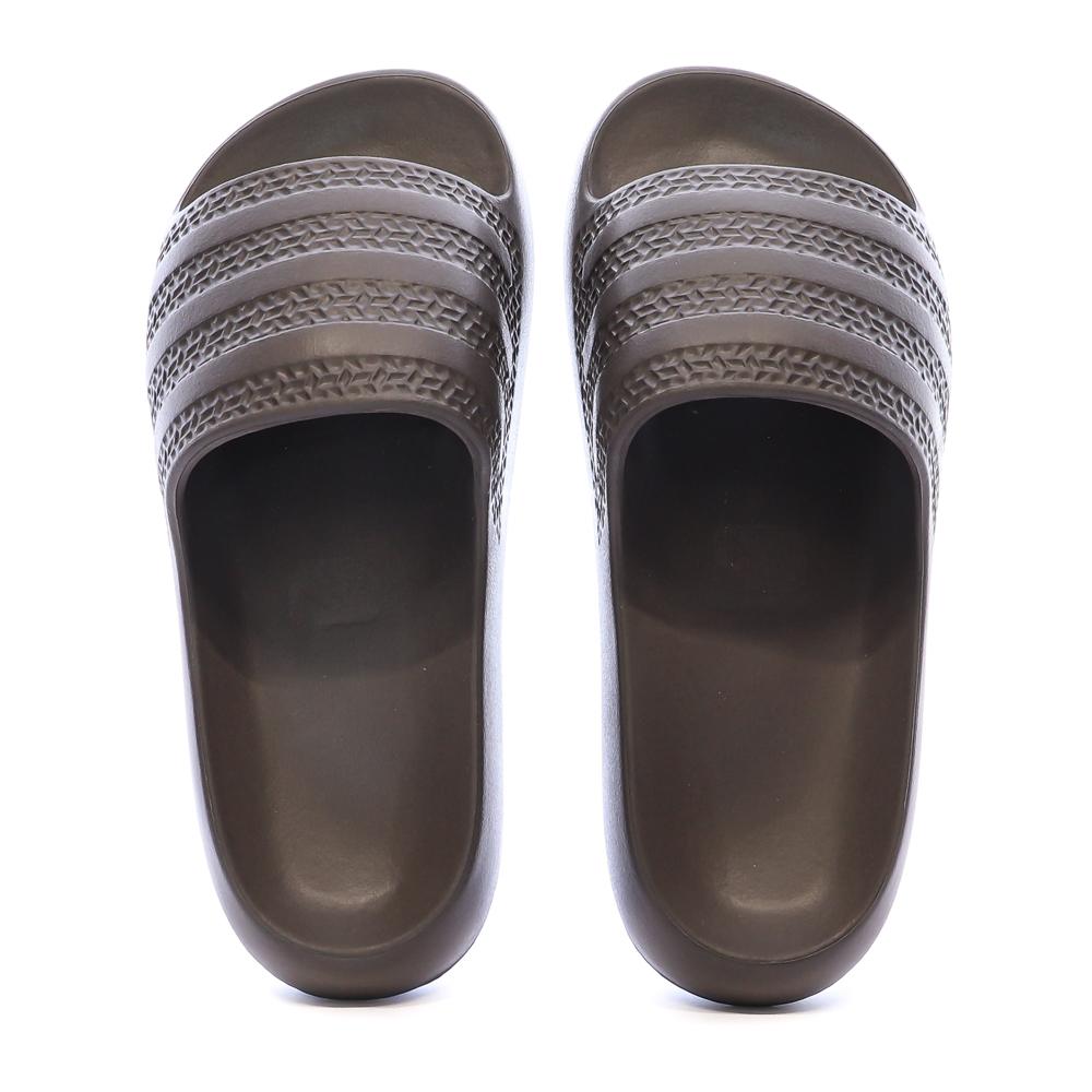 Claquettes Marron Mixte Adidas Adilette Ayoon vue 3