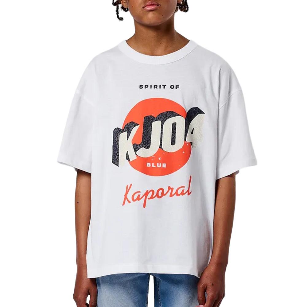 T-Shirt Blanc Garçon Kaporal OBAX pas cher