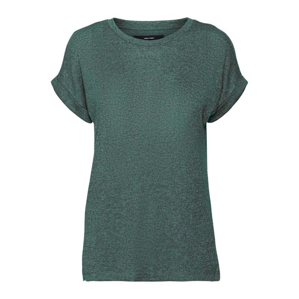 T-Shirt Vert Foncé Femme Vero Moda Brianna pas cher