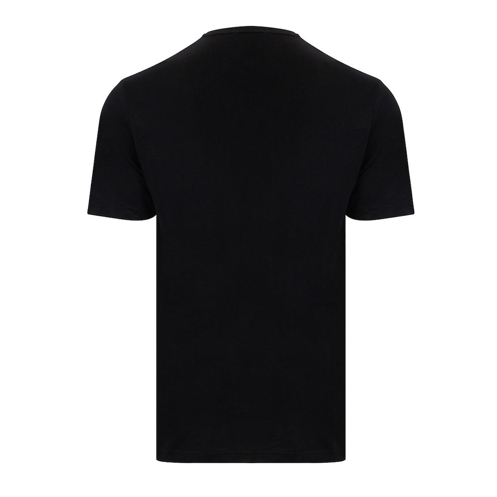 T-shirt Noir Homme Diesel RPATI vue 2