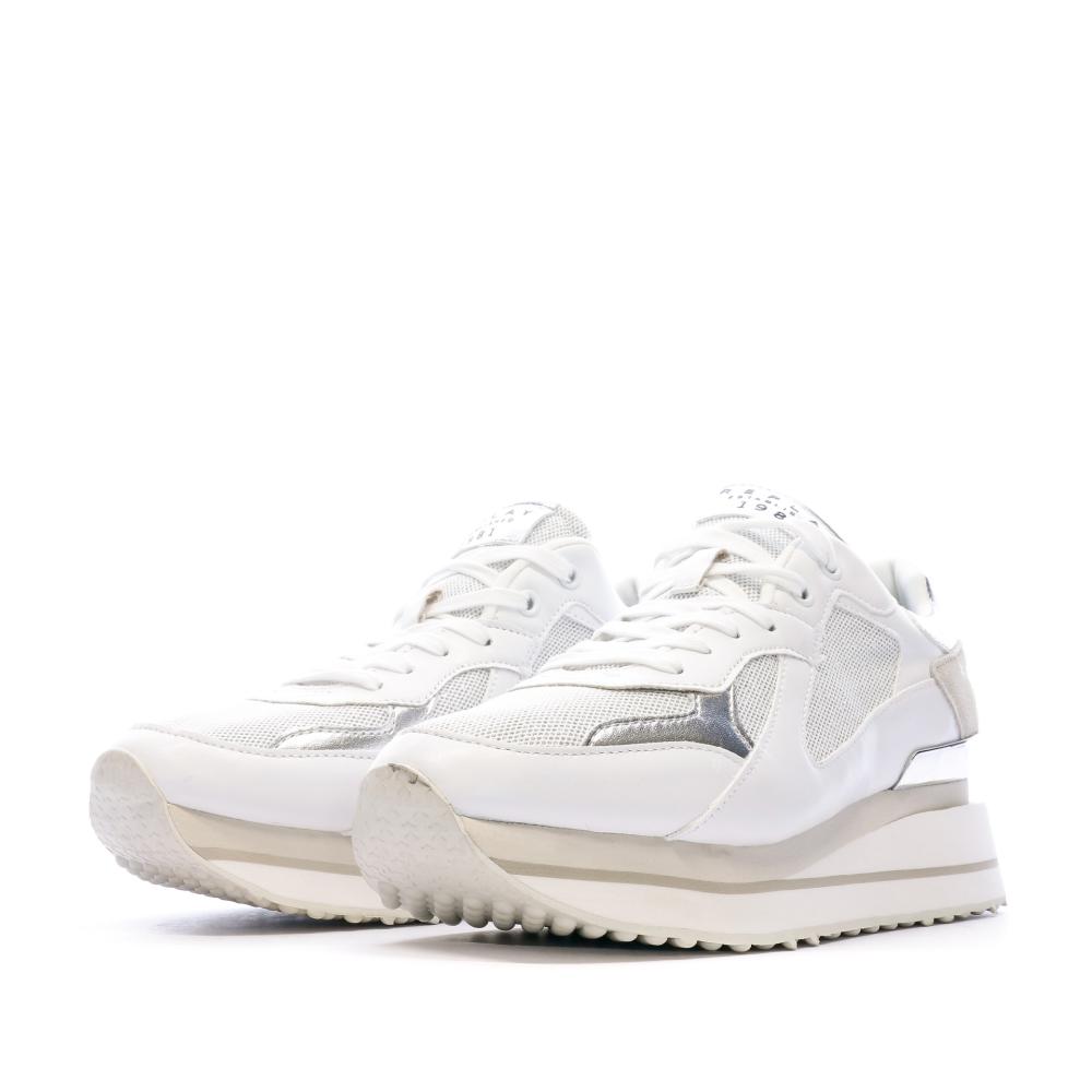 Baskets Blanche Femme Replay Lucile Glam vue 6