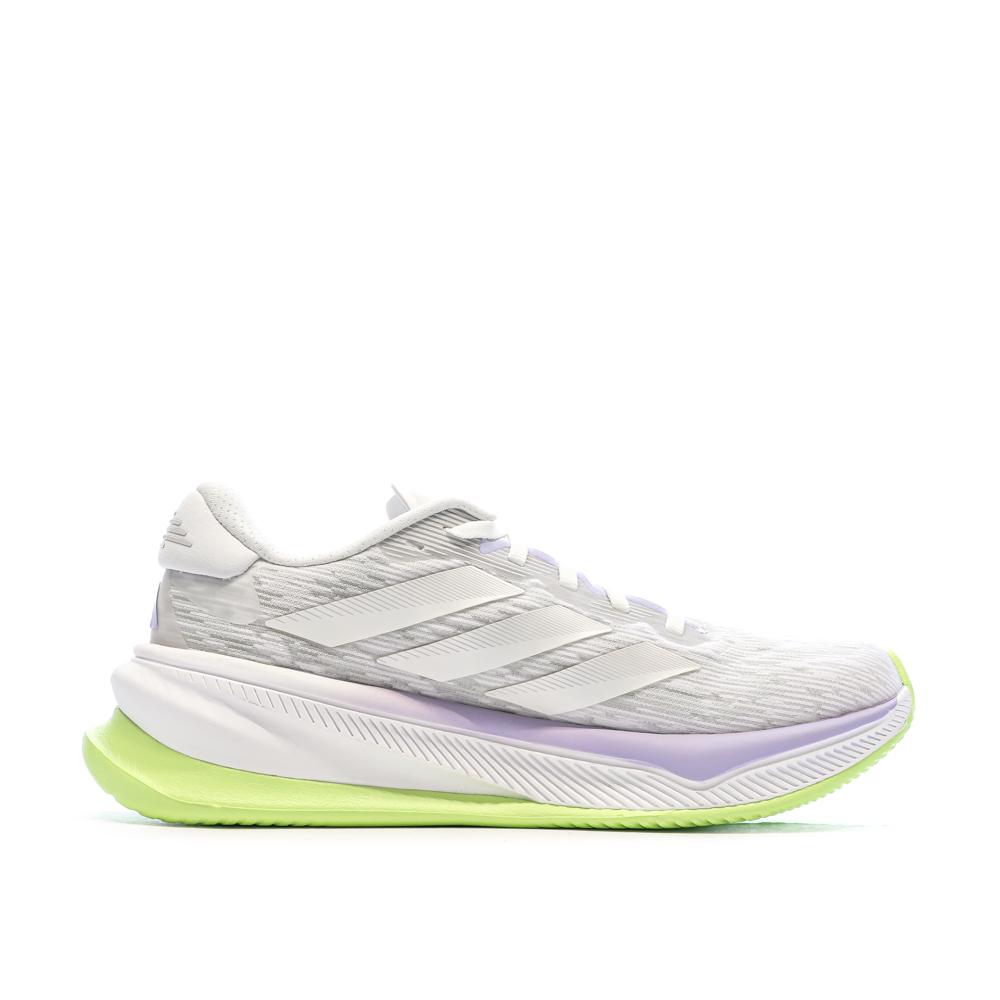 Chaussures de running Blanches/Jaunes Femme Adidas Supernova vue 2