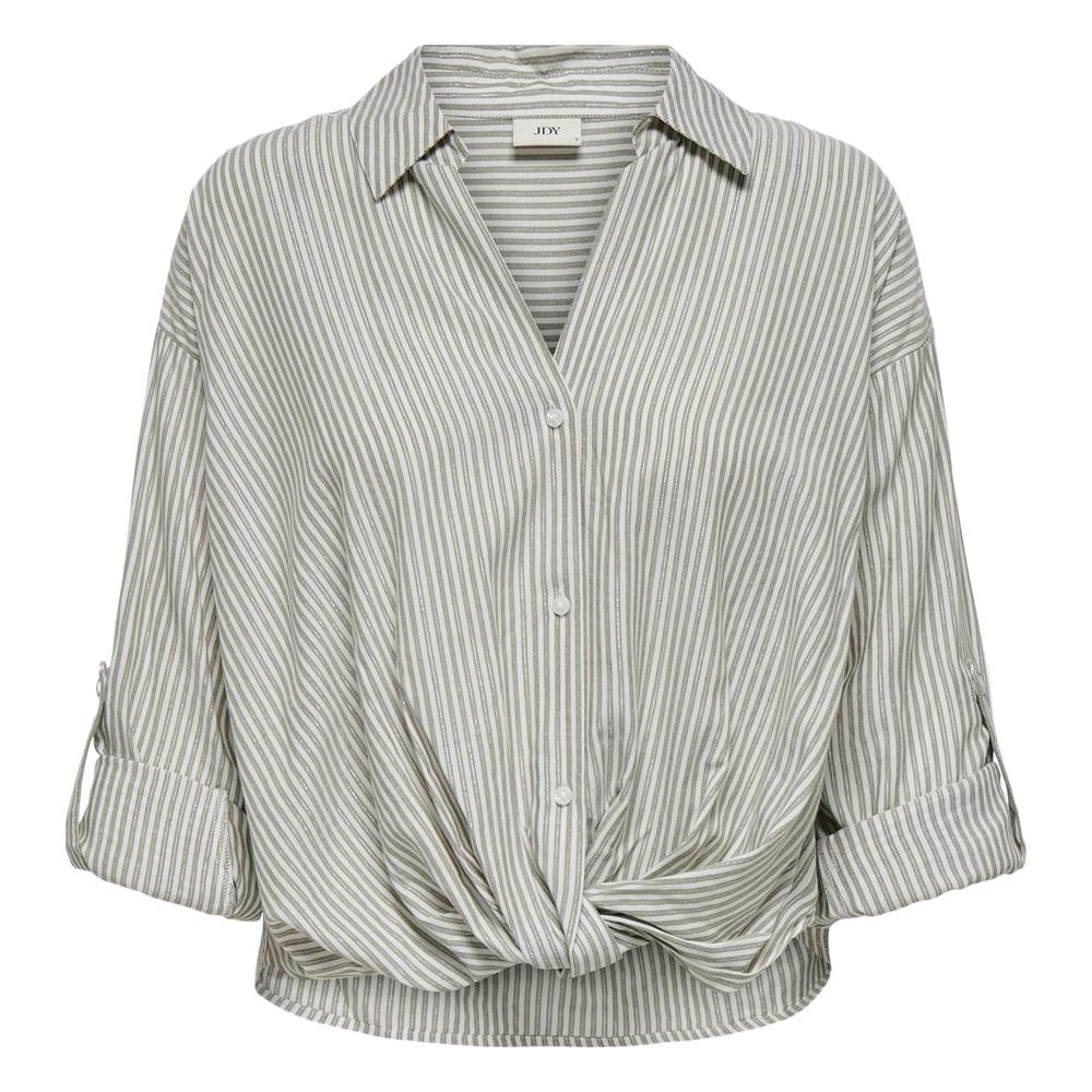 Chemise à Rayures Vert/Blanc Femme JDY Selma pas cher