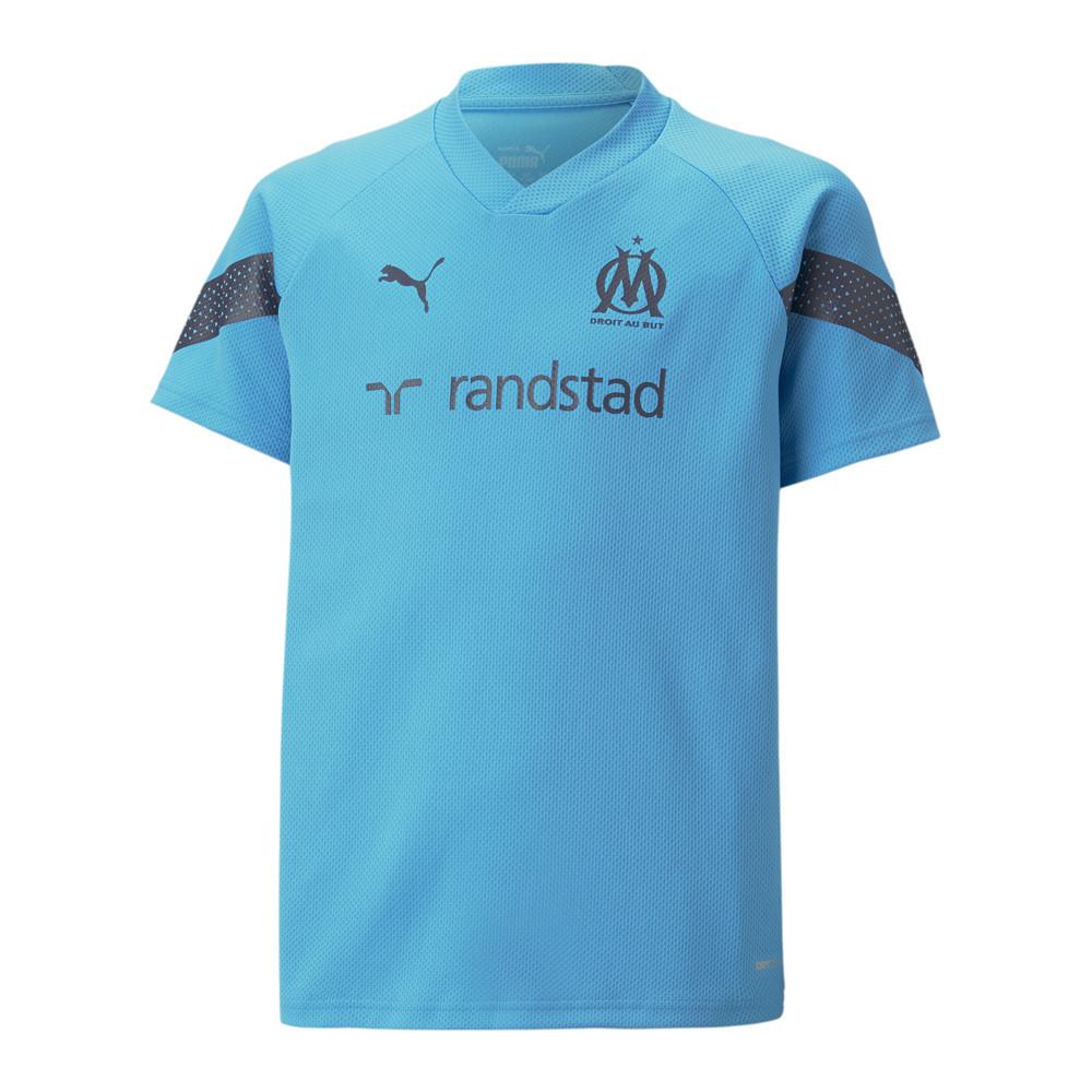 OM Maillot de foot Bleu Garçon Puma 2022/23 pas cher