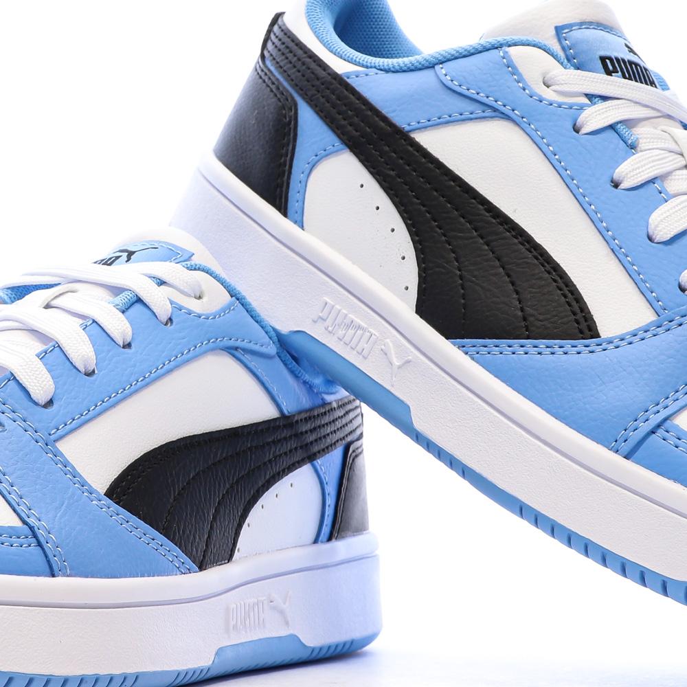 Baskets Turquoise/Blanc Garçon Rebound Low vue 7
