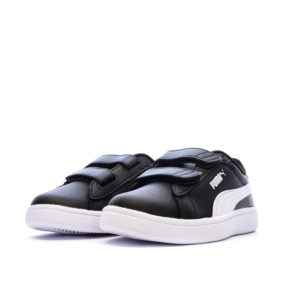 Baskets Noir Garçon Puma Smash 3.0 vue 6