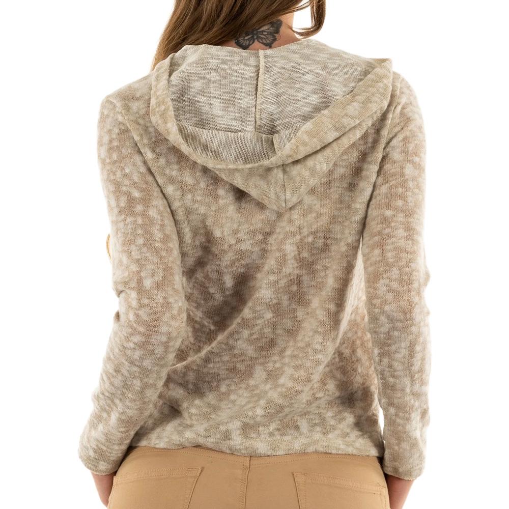 Sweat capuche Beige Femme Sun Valley DOGLIO vue 2
