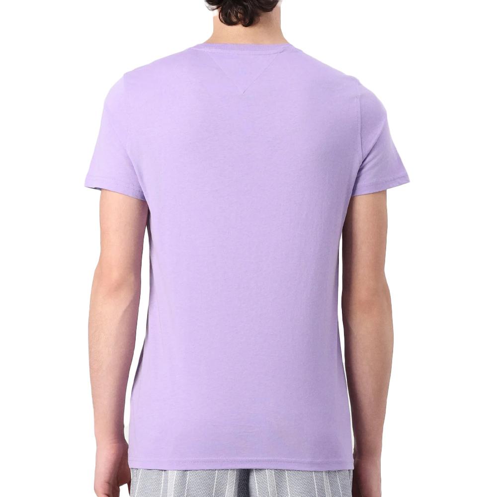 T-shirt Violet Homme Tommy Hilfiger Jersey vue 2