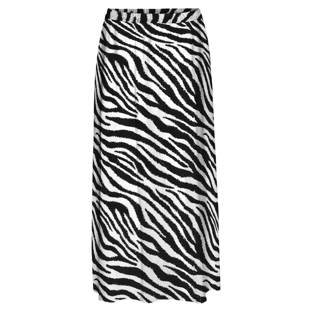 Jupe Longue Noir/Blanc Femme Vero Moda Joy Maxi pas cher