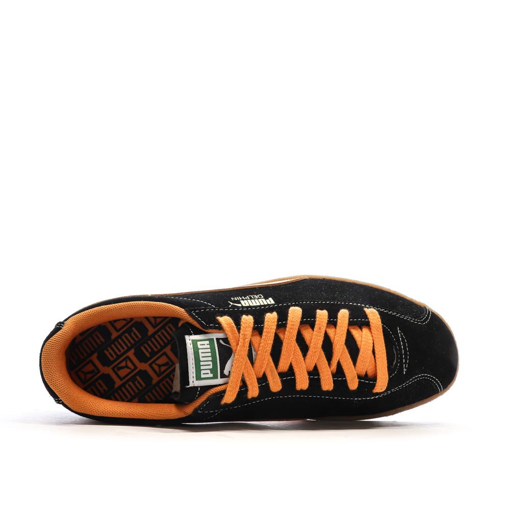 Baskets Noires/Oranges Homme Puma Delphin vue 4