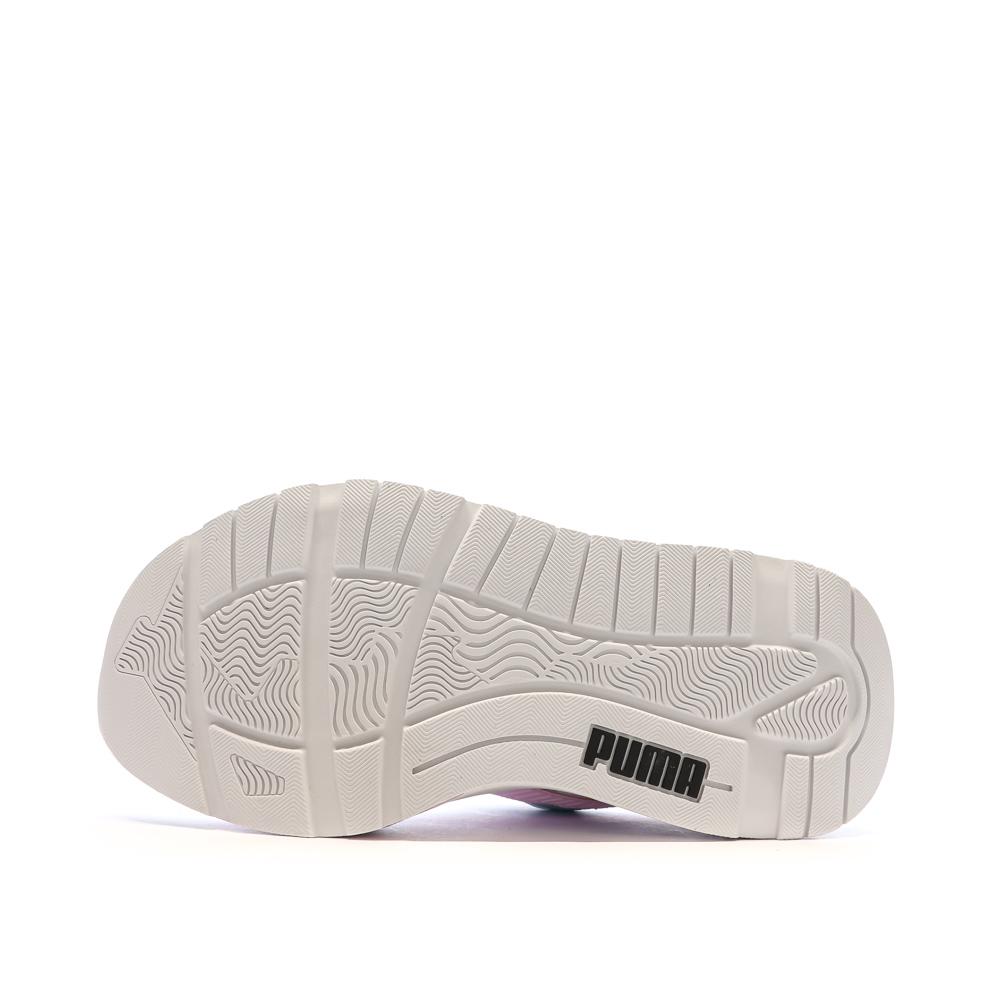 Baskets Blanc/Rose/Vert Femme Puma Trinity vue 5