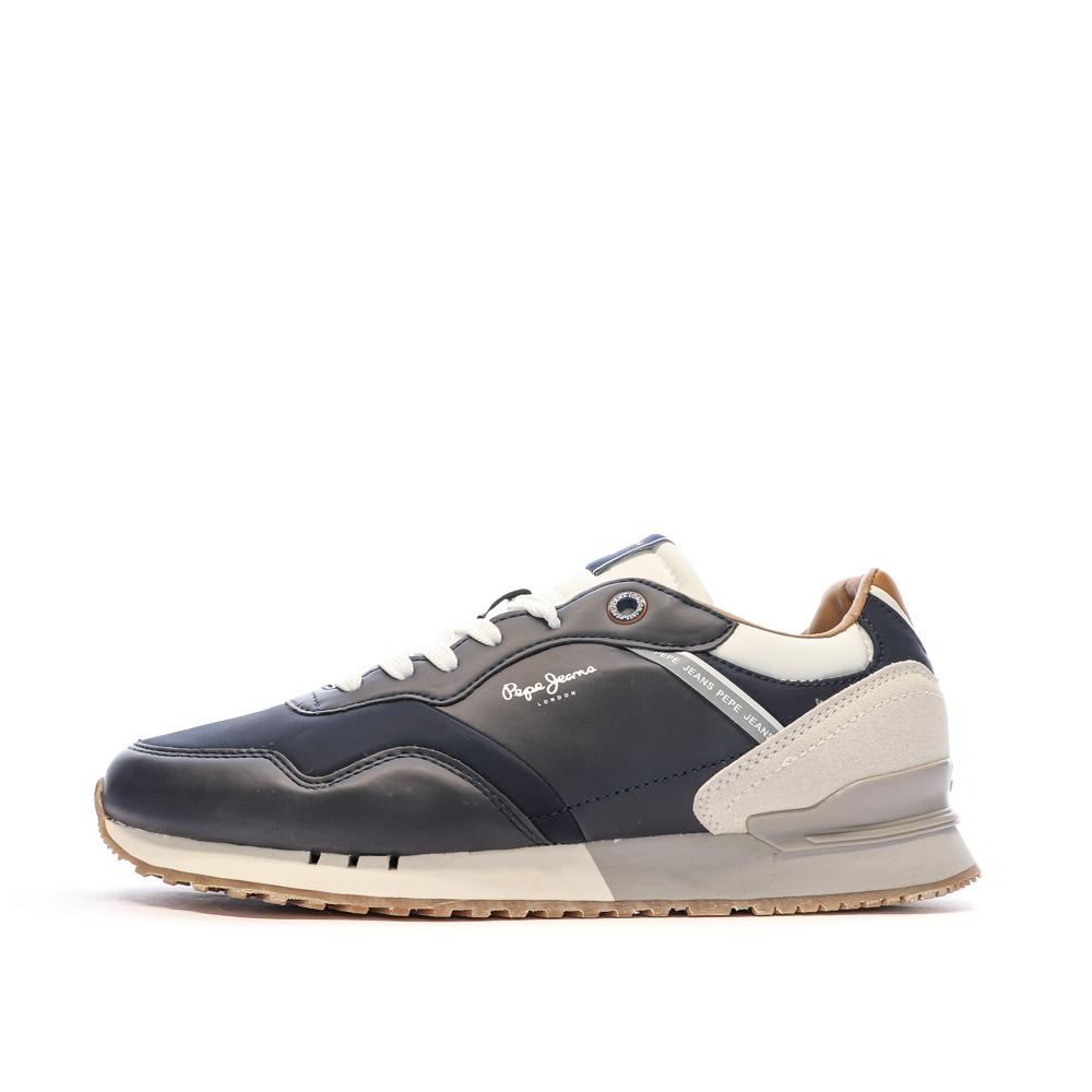 Baskets Marine Homme Pepe Jeans London pas cher