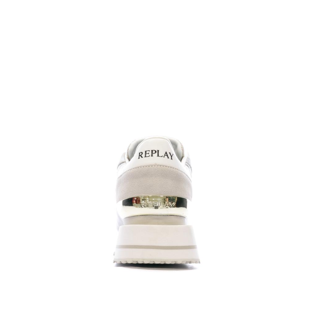 Baskets Dorées Femme Replay Lucile Glam vue 3