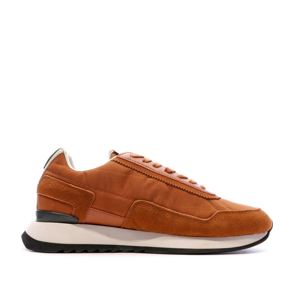 Baskets Marron/Kaki Homme Franklin & Marshall Epsilon Bowl vue 2