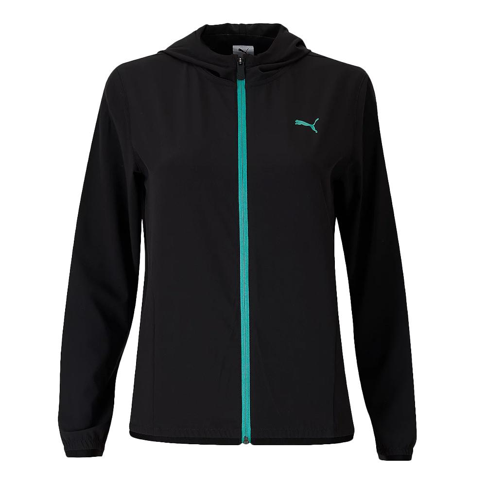 Veste Noire Fille Puma Pwrtrain Woven Fullz pas cher