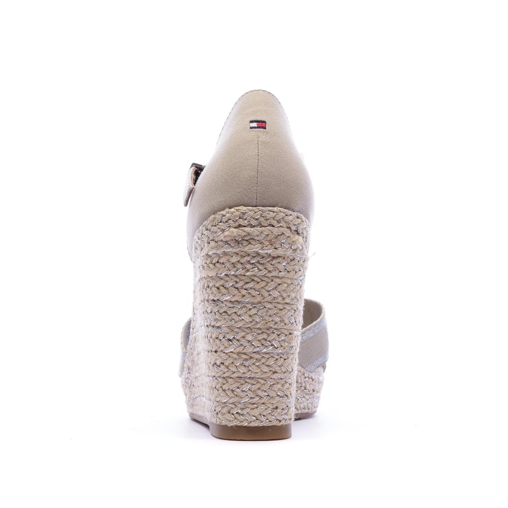 Sandales compensées beige femmes Tommy Hilfiger 10cm vue 3
