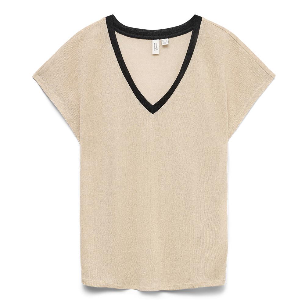 T-shirt Beige Femme Vero Moda Gita pas cher