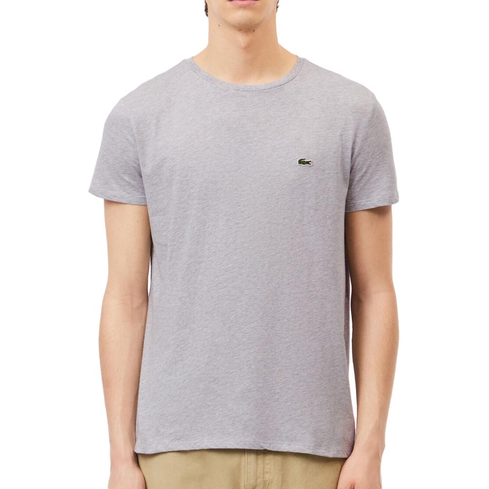 T-shirt Gris Homme Lacoste TH6709-1GF pas cher