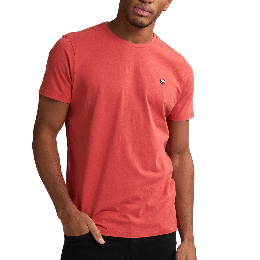 T-Shirt Rouge Vif Homme Petrol Industries TSR002 pas cher