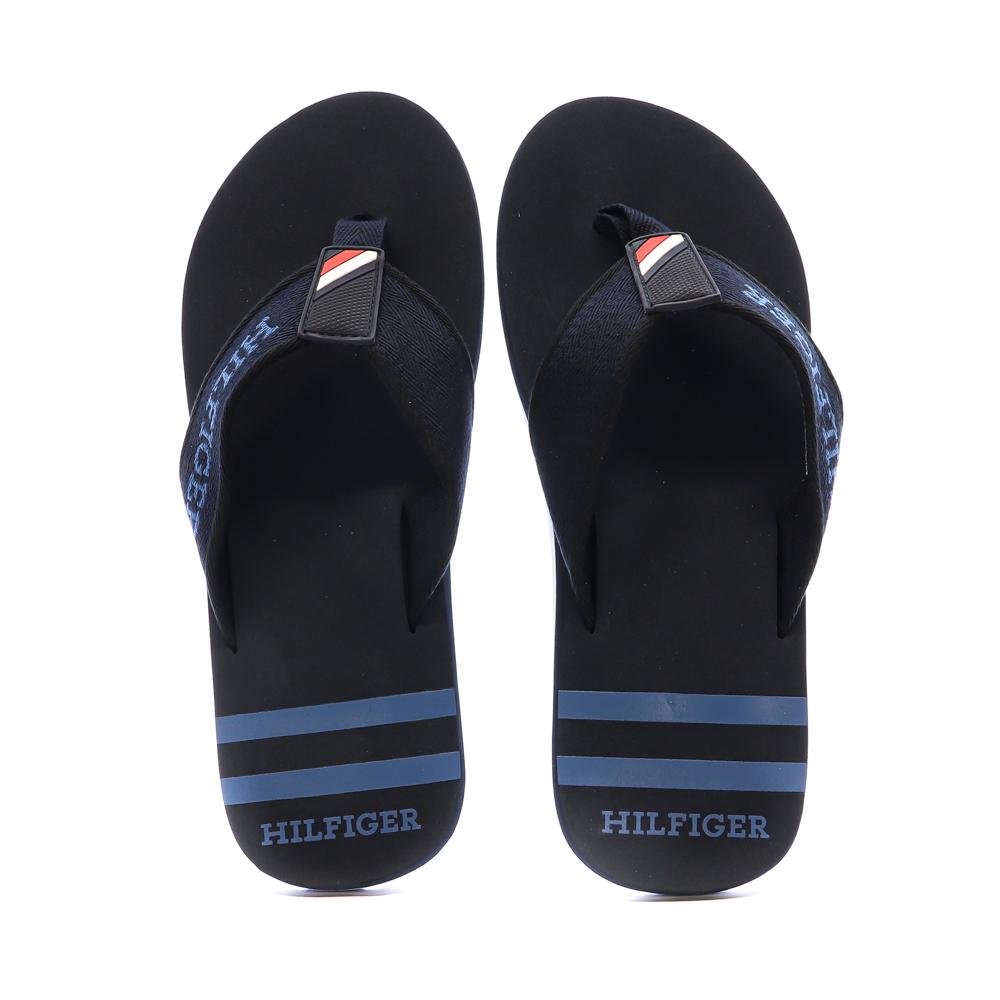 Tongs Noires/Marine Homme Tommy Hilfiger Sporty vue 3