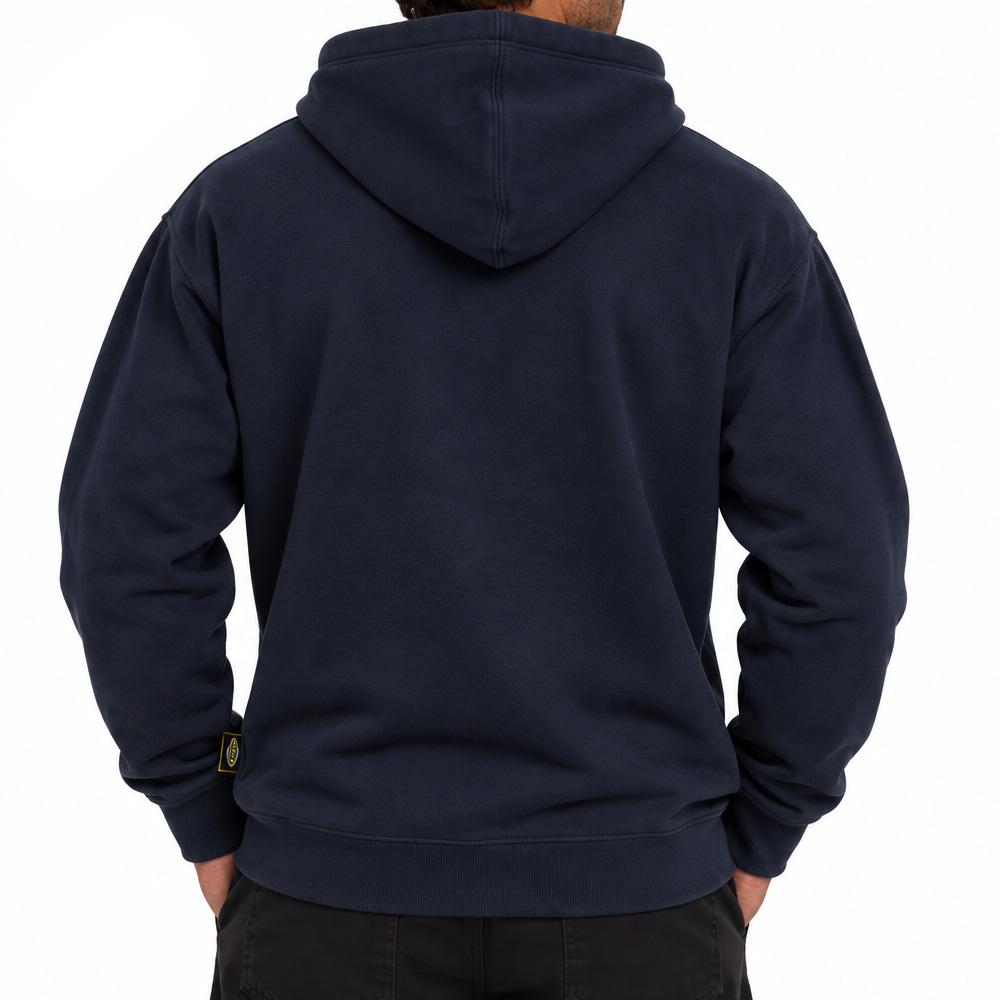 Sweat à Capuche Marine Homme DDP 1DD vue 2