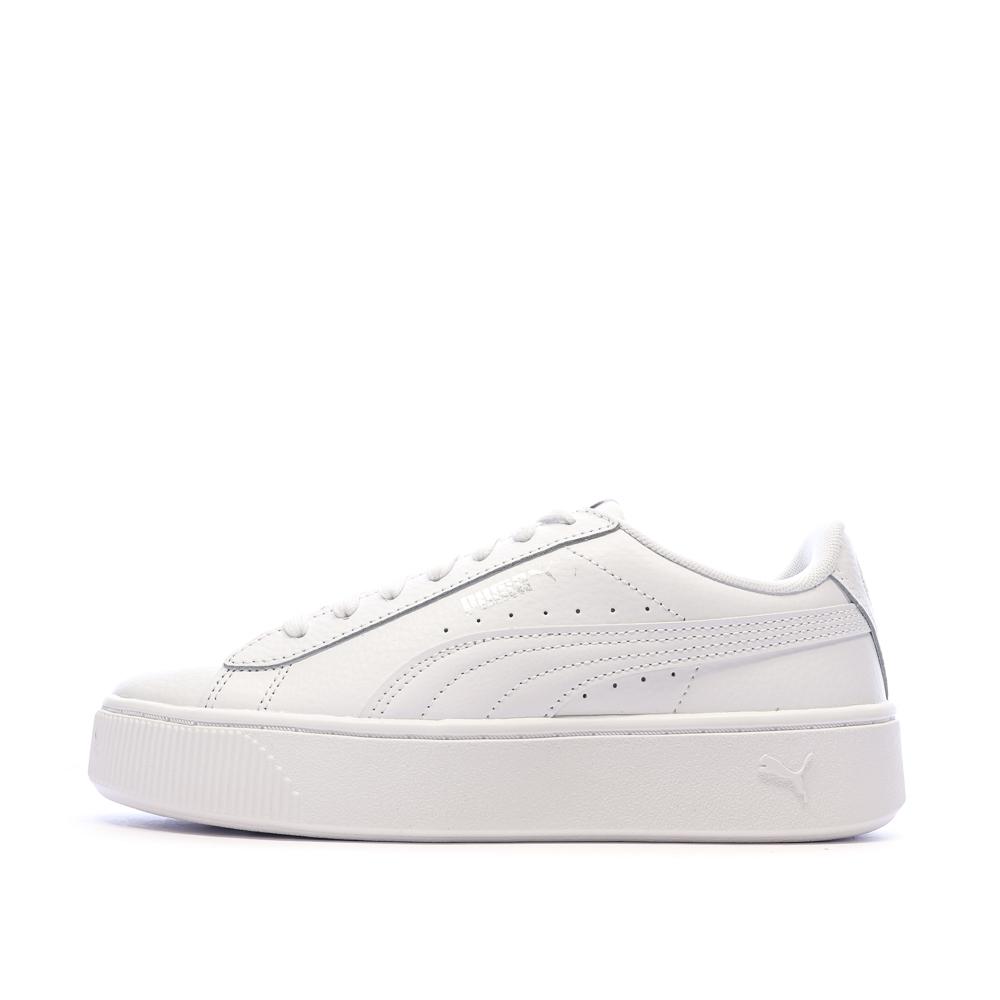 Baskets Blanches Femme Puma Vikky pas cher