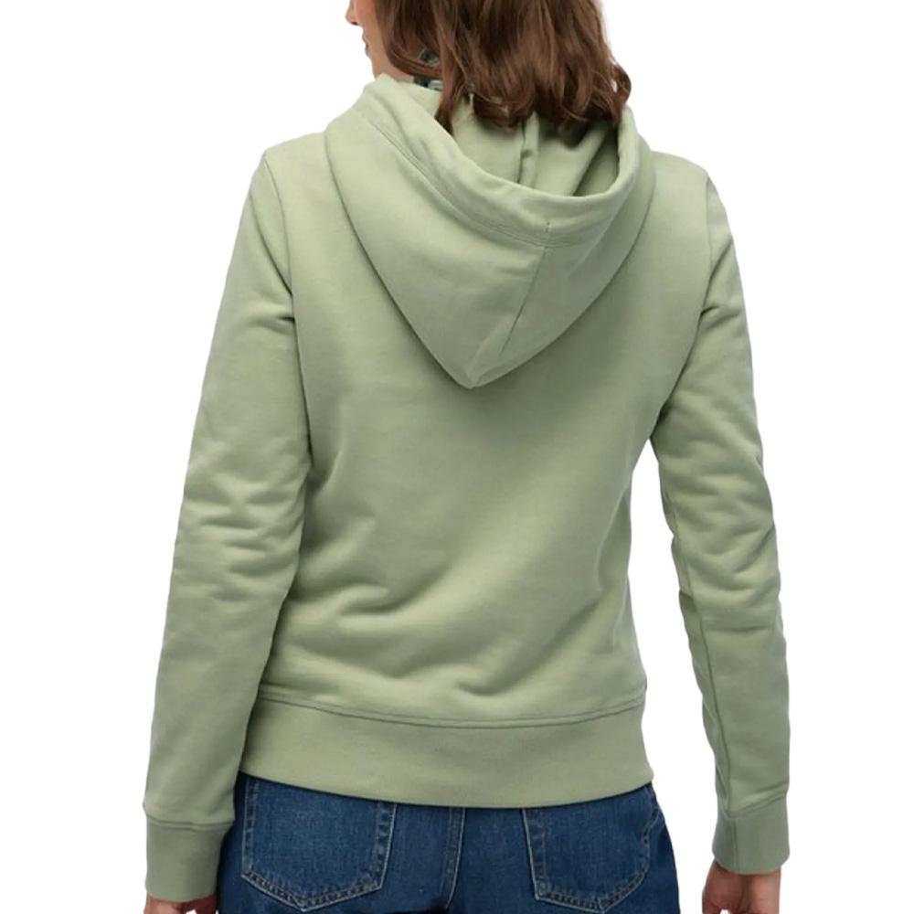 Sweat Vert Femme Superdry Essential vue 2