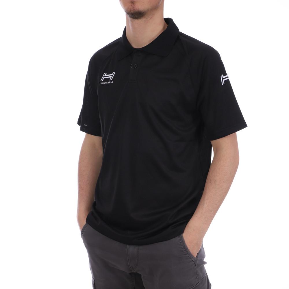 Polo Noir Homme Hungaria Training Premium pas cher