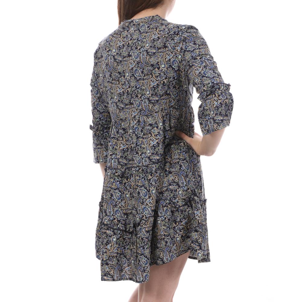 Robe Marine Paisley Femme Vero Moda Easy vue 2