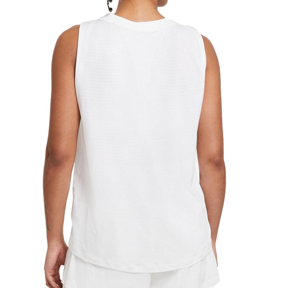 Débardeur Blanc Femme Nike CV4761 vue 2