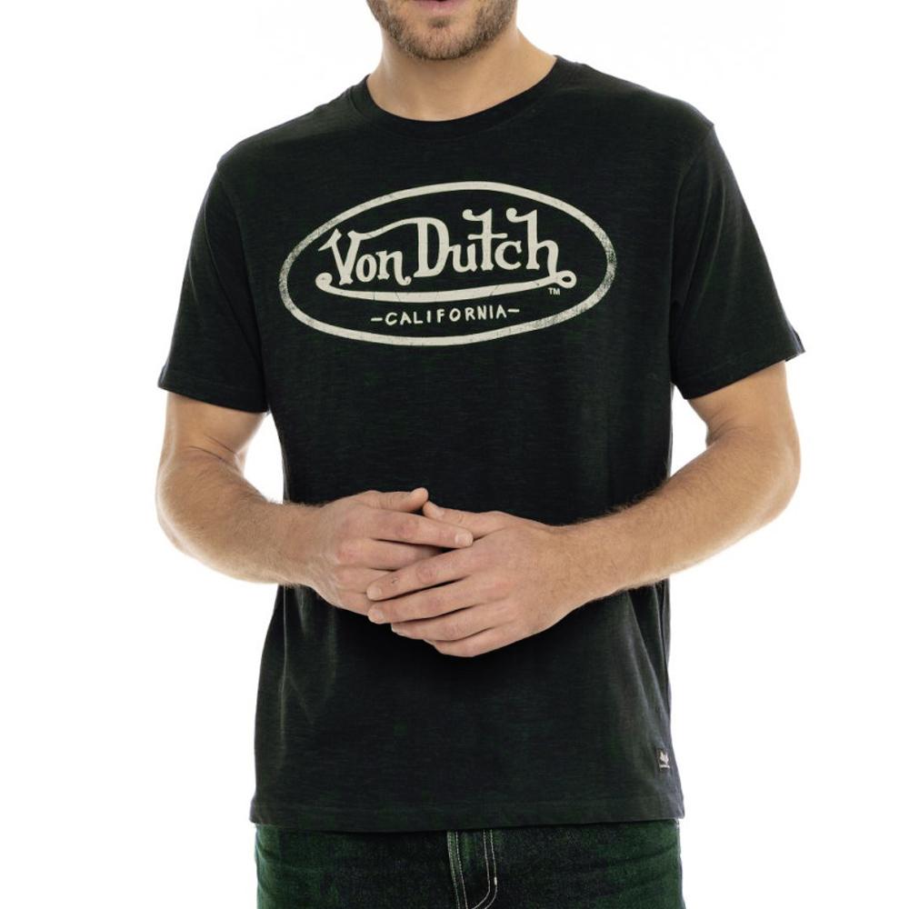 T-Shirt Noir Homme Von Dutch BRAD pas cher