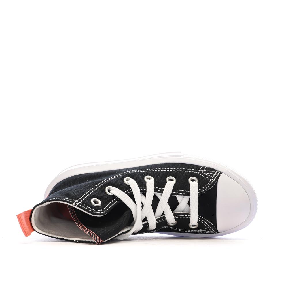 Baskets Noires Fille Converse Chuck Taylor All Star Move vue 4