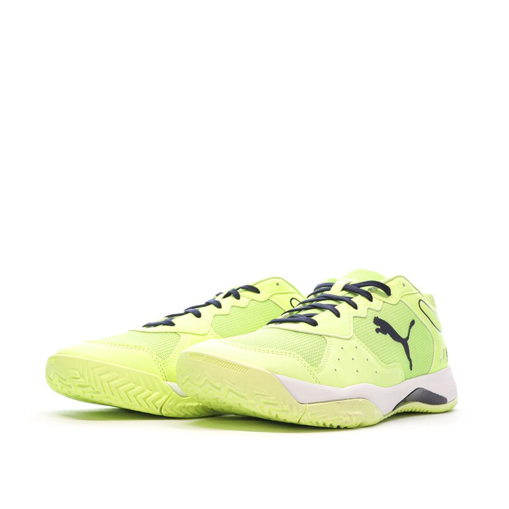 Chaussures de Padel Jaune Fluo Homme Puma Solarsmash vue 6