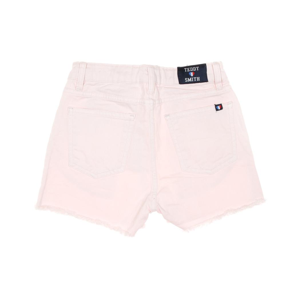 Short Rose Fille Teddy Smith Kate vue 2