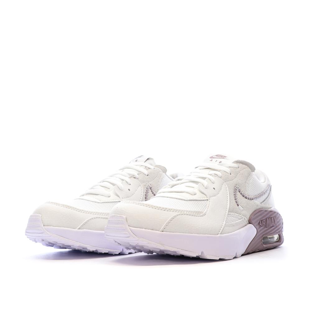 Baskets Écru/Violet Femme Nike Nike Air Max Excee vue 6
