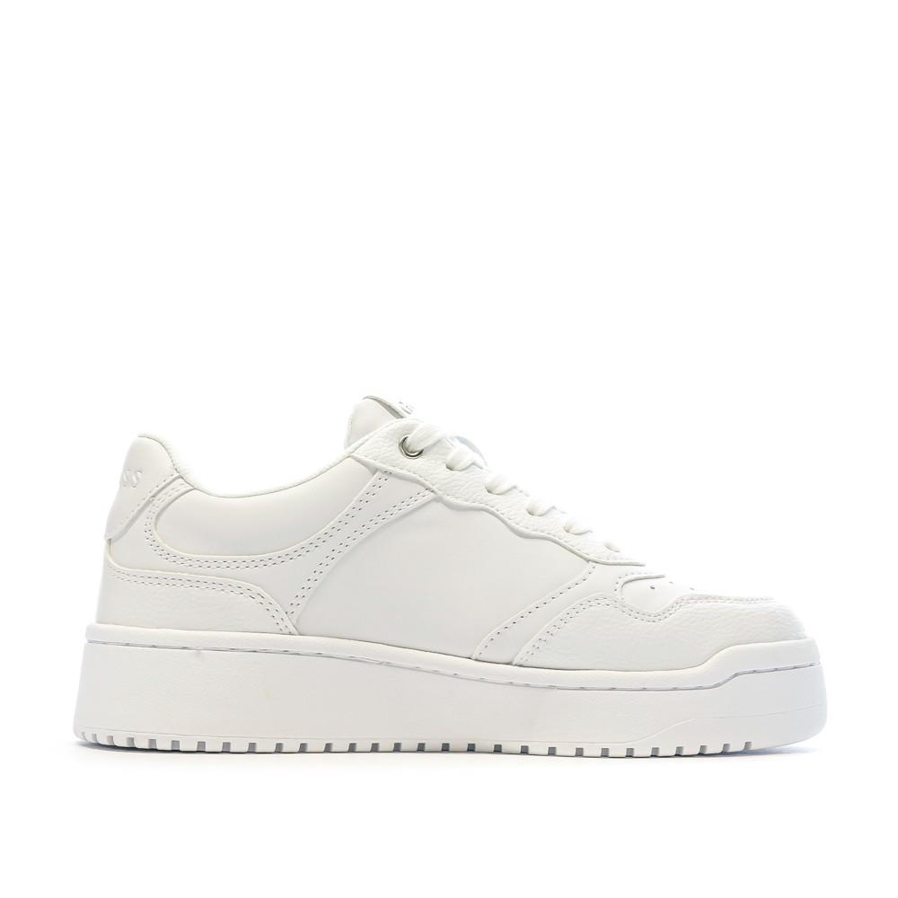 Baskets Blanches Femme Guess Miram vue 2