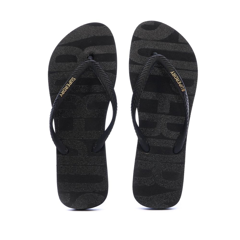Tongs Noir Superdry Essental Flip Flop vue 3