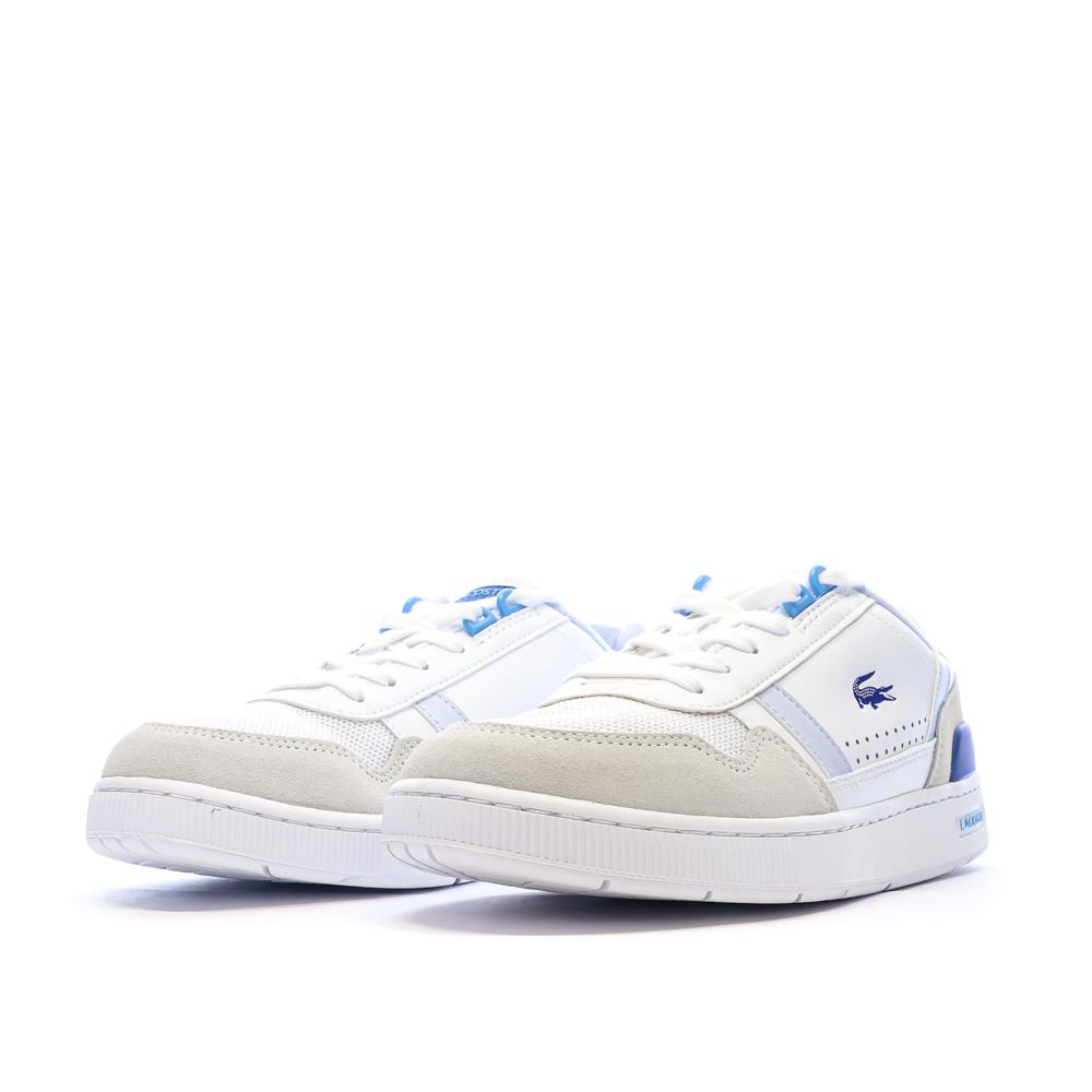 Baskets Blanches/Bleu Femme Lacoste Clip 124 vue 6